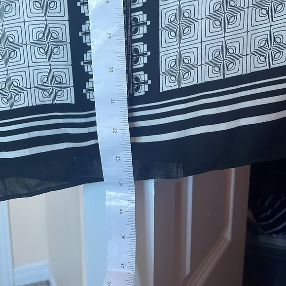 Max Studio Casual Geometric Pattern Black and White Dress Size S - Picture 11 of 14